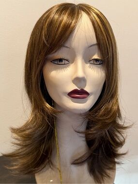 Aster - Women's Layered Synthetic Wig Mono Cap 0185